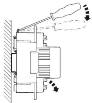 Phoenix Contact EEM-PM157-SLP - Snapping the device onto the DIN rail - 1