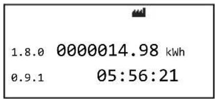 1.8.0 0000014.98 kWh 0.9.1 05:56:21