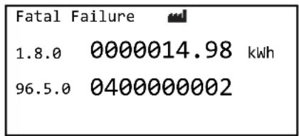 Fatal Failure 1.8.0 0000014.98 kWh 96.5.0 0400000002