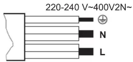 220-240 V~400V2N~ N L