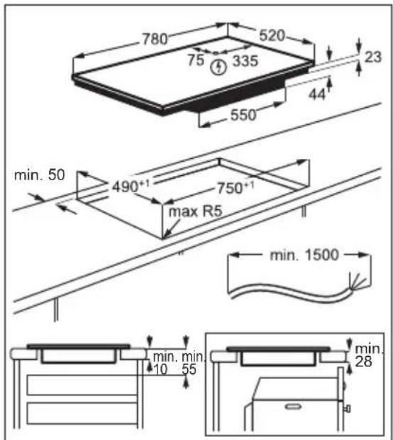 AEG TO84IA00FB - Montering - 2