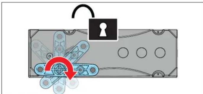 Sommer GIGAslide 1800 - Unlocking the operator - 3