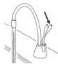 InSinkErator F-2000S - TURN ON WATER & CONNECT POWER - 1