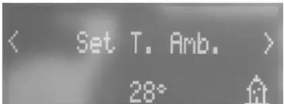 < Set T. Amb. > 28°
