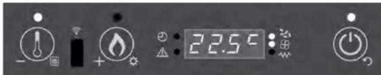 - + 22.5°C Power