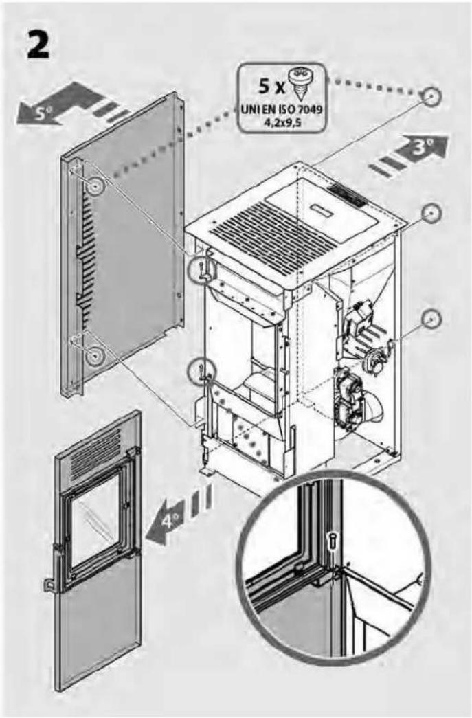 2 5° 5 x UNI EN ISO 7049 4,2x9,5 3° 4°