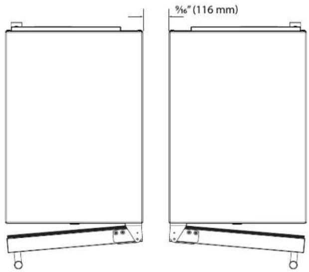 %16" (116 mm)