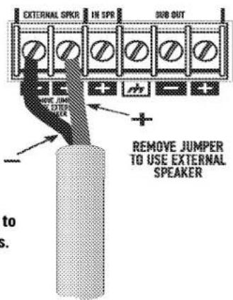 QSC DCM 10D - Auxiliary Input Connection - 2