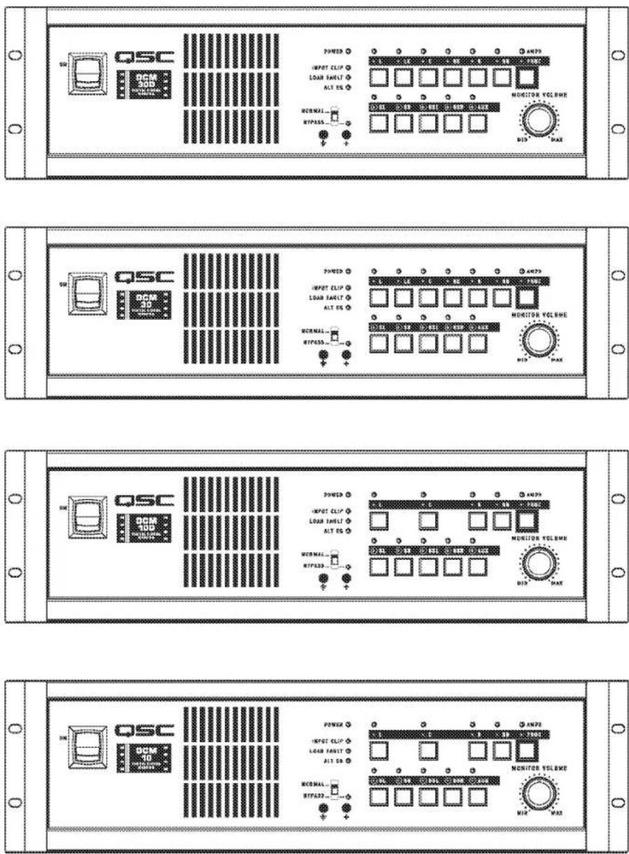 QSC DCM 10D - DCM Series Digital Cinema Monitor & Crossover System User Manual - 1
