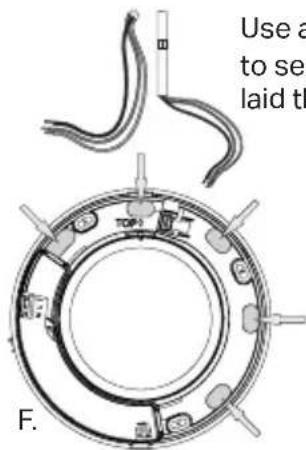 Use a to se laid th TOP F.