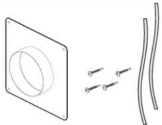 Pure technical line drawing of a mechanical component with no text or symbols