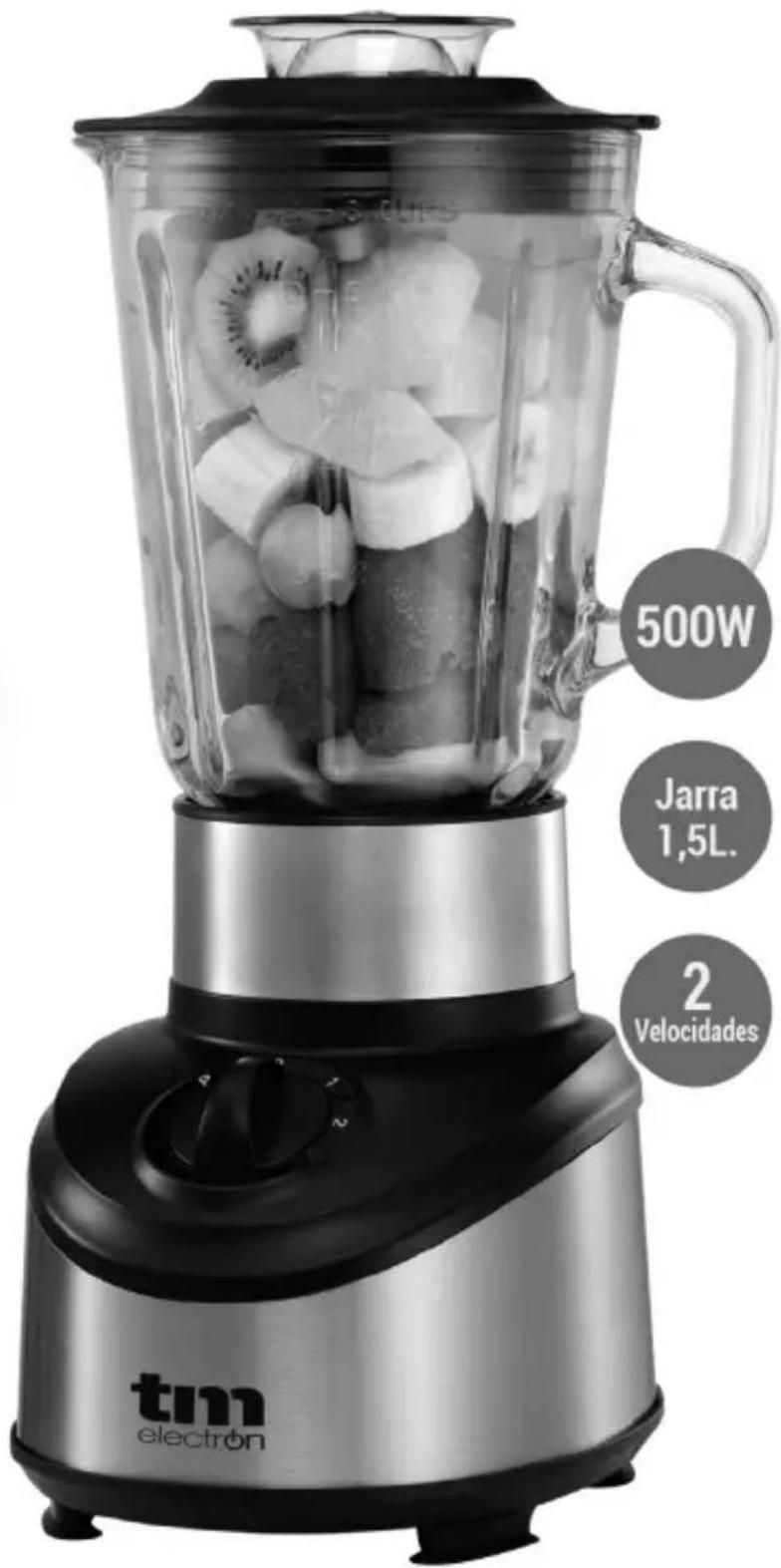 500W Jarra 1,5L. 2 Velocidades tim electron