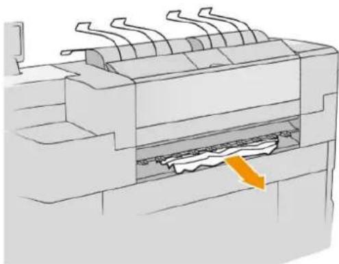 HP PageWide XL 4700 - Papirstop i topstableren (kun PWXL 3920/3950 MFP og 4200/4250 SF & MFP) - 6