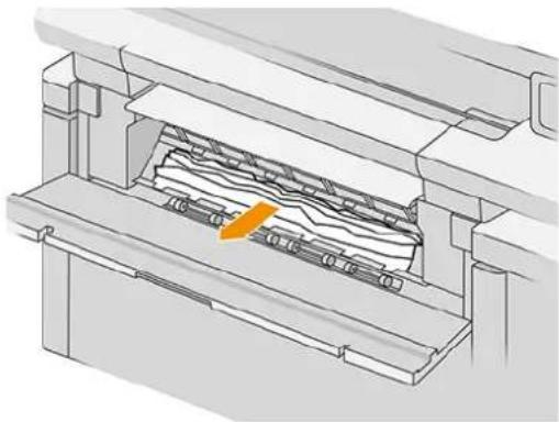 HP PageWide XL 4700 - Papirstop i en af skufferne - 11