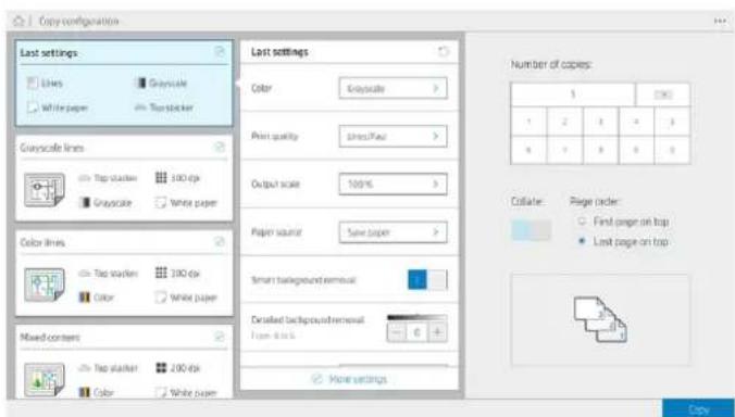 HP PageWide XL 4700 - Kopiering - 2