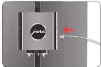 JURA X10c - Tilslutning af mælk - 1