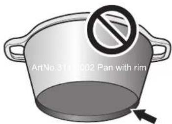ArtNo 31 r5002 Pan with rim