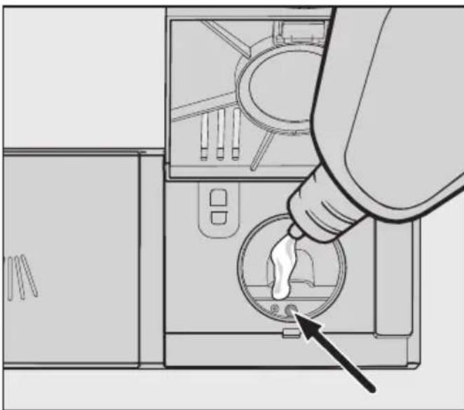 MIELE G 7299 SCVi XXL - Afspændingsmiddel påfyldes - 2
