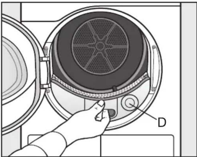MIELE PDR 508 - Luftføringsområdet rengøres - 1