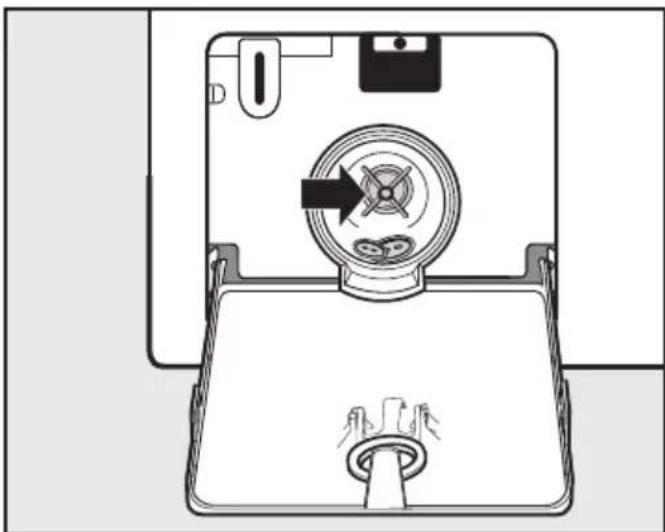 MIELE WEG675 WCS - Filteret tømmes - 3