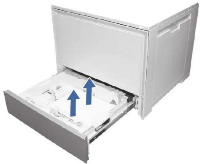 HP Color LaserJet Enterprise Flow MFP M6800zfsw - 13.B2.D2 jam error in Tray 2 - 4