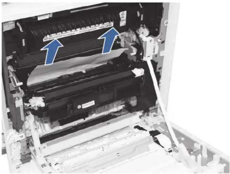 HP Color LaserJet Enterprise Flow MFP M6800zfsw - 13.B2 jam error in right door - 5