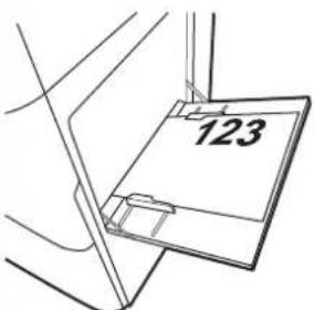 HP Color LaserJet Enterprise Flow MFP M6800zfsw - Tray 1 (multipurpose tray) paper orientation - 7