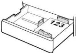 HP Color LaserJet Enterprise Flow MFP M6800zfsw - Tray 2 and the optional 550-sheet trays paper orientation - 1