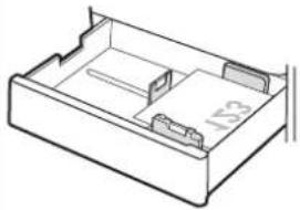 HP Color LaserJet Enterprise Flow MFP M6800zfsw - Tray 2 and the optional 550-sheet trays paper orientation - 7