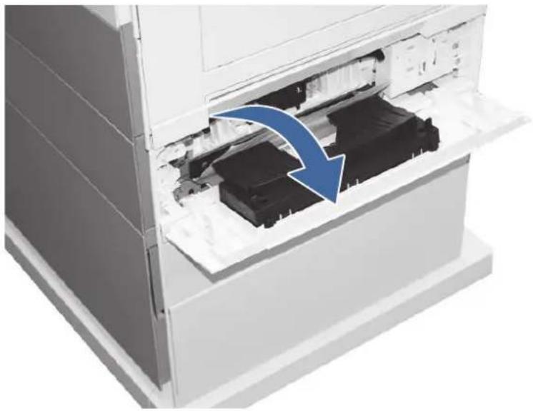 HP Color LaserJet Enterprise Flow MFP M6800zfsw - 13.A3 jam error in Tray 3 - 8