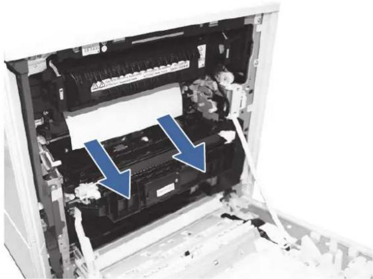 HP Color LaserJet Enterprise Flow MFP M6800zfsw - 13.B9 jam errors in the fuser - 4