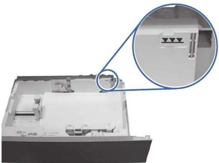 HP Color LaserJet Enterprise Flow MFP M6800zfsw - 13.A4 jam error in Tray 4 - 9