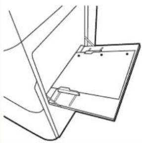HP Color LaserJet Enterprise Flow MFP M6800zfsw - Tray 1 (multipurpose tray) paper orientation - 10