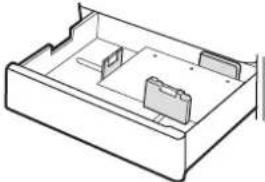HP Color LaserJet Enterprise Flow MFP M6800zfsw - Tray 2 and the optional 550-sheet trays paper orientation - 10