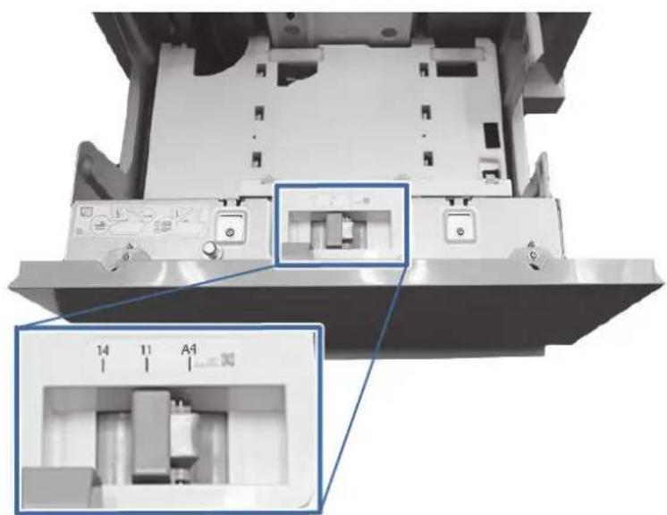 HP Color LaserJet Enterprise Flow MFP M6800zfsw - 13.A4 jam error in Tray 4 (2,100 sheet feeder HCI) - 8