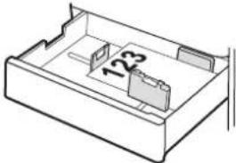 HP Color LaserJet Enterprise Flow MFP M6800zfsw - Tray 2 and the optional 550-sheet trays paper orientation - 2