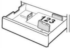 HP Color LaserJet Enterprise Flow MFP M6800zfsw - Tray 2 and the optional 550-sheet trays paper orientation - 6