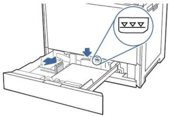 Technical diagram showing a device's internal structure with labeled ports and directional arrows indicating movement or flow.
