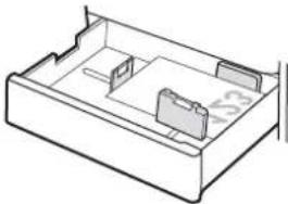 HP Color LaserJet Enterprise Flow MFP M6800zfsw - Tray 2 and the optional 550-sheet trays paper orientation - 4