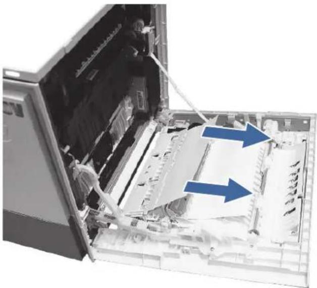 HP Color LaserJet Enterprise Flow MFP M6800zfsw - 13.B2 jam error in right door - 7