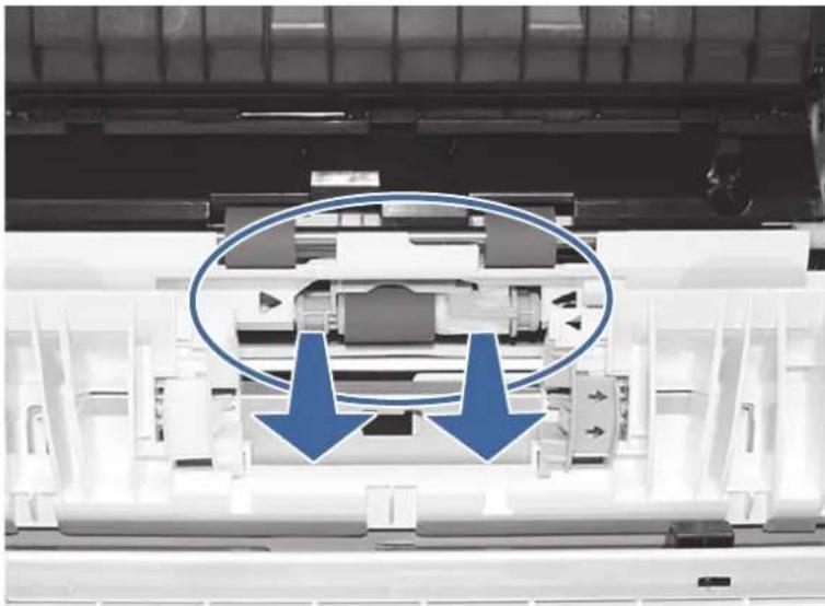 HP Color LaserJet Enterprise Flow MFP M6800zfsw - 13.A3 jam error in Tray 3 - 11