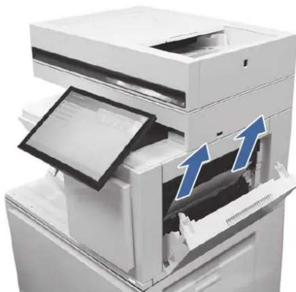 HP Color LaserJet Enterprise Flow MFP M6800zfsw - 13.80, 13.83, or 13.84 jam errors in the 3 Bin Stapler/Stacker - 3