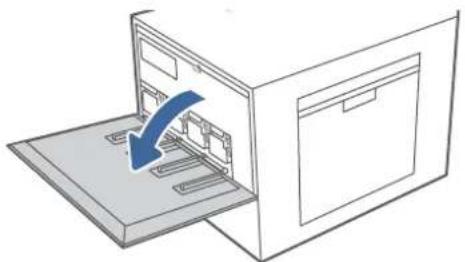 HP Color LaserJet Enterprise Flow MFP M6800zfsw - Remove and replace the toner cartridge - 1