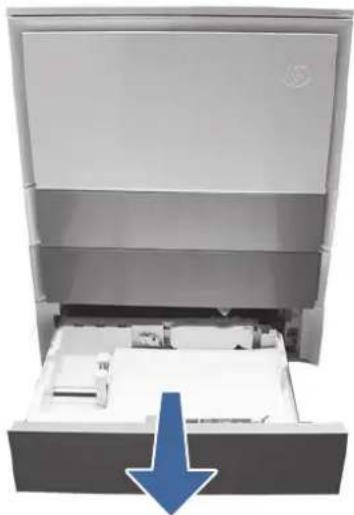 HP Color LaserJet Enterprise Flow MFP M6800zfsw - 13.A4 jam error in Tray 4 - 6
