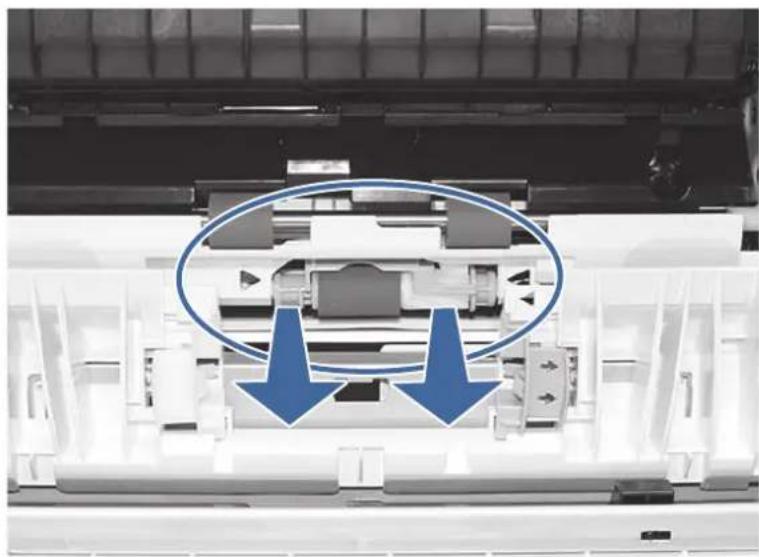 HP Color LaserJet Enterprise Flow MFP M6800zfsw - 13.A4 jam error in Tray 4 - 13