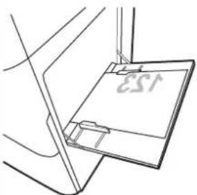 HP Color LaserJet Enterprise Flow MFP M6800zfsw - Tray 1 (multipurpose tray) paper orientation - 5