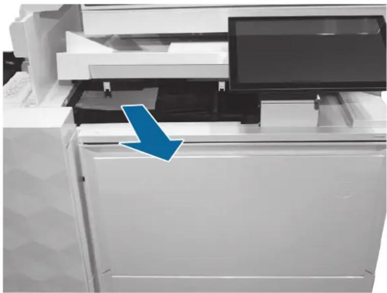 HP Color LaserJet Enterprise Flow MFP M6800zfsw - 13.E2 jam error in top cover - 3