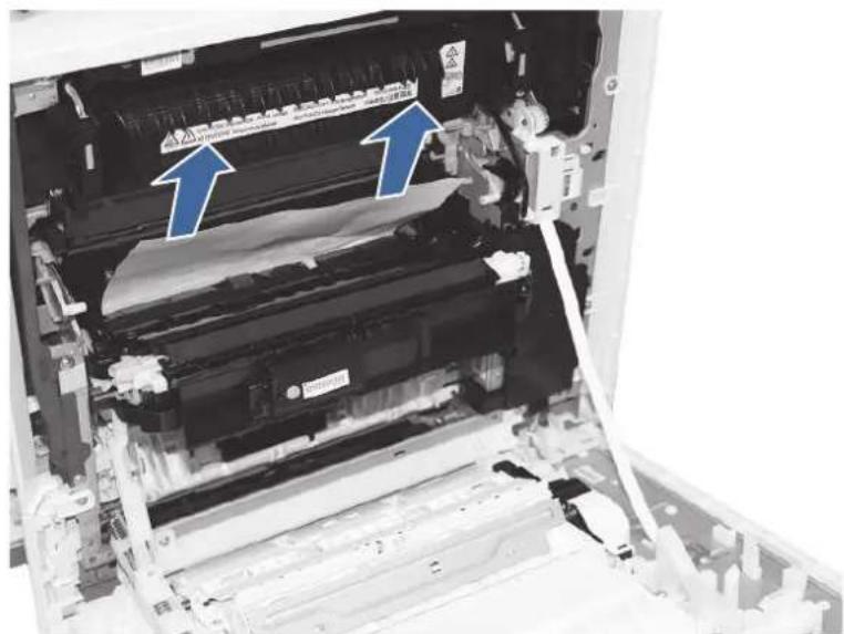 HP Color LaserJet Enterprise Flow MFP M6800zfsw - 13.B9 jam errors in the fuser - 3