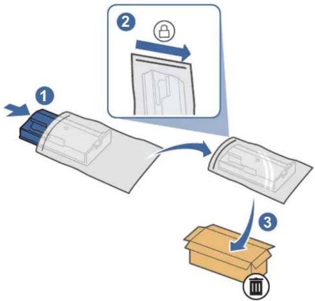 HP Color LaserJet Enterprise Flow MFP M6800zfsw - Replace the toner collection unit (TCU) - 7