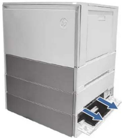 HP Color LaserJet Enterprise Flow MFP M6800zfsw - 13.A4 jam error in Tray 4 - 4